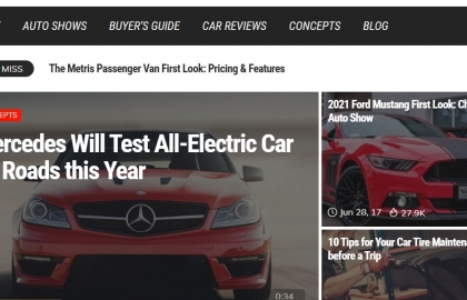 6 year old Blog site in Automotive niche