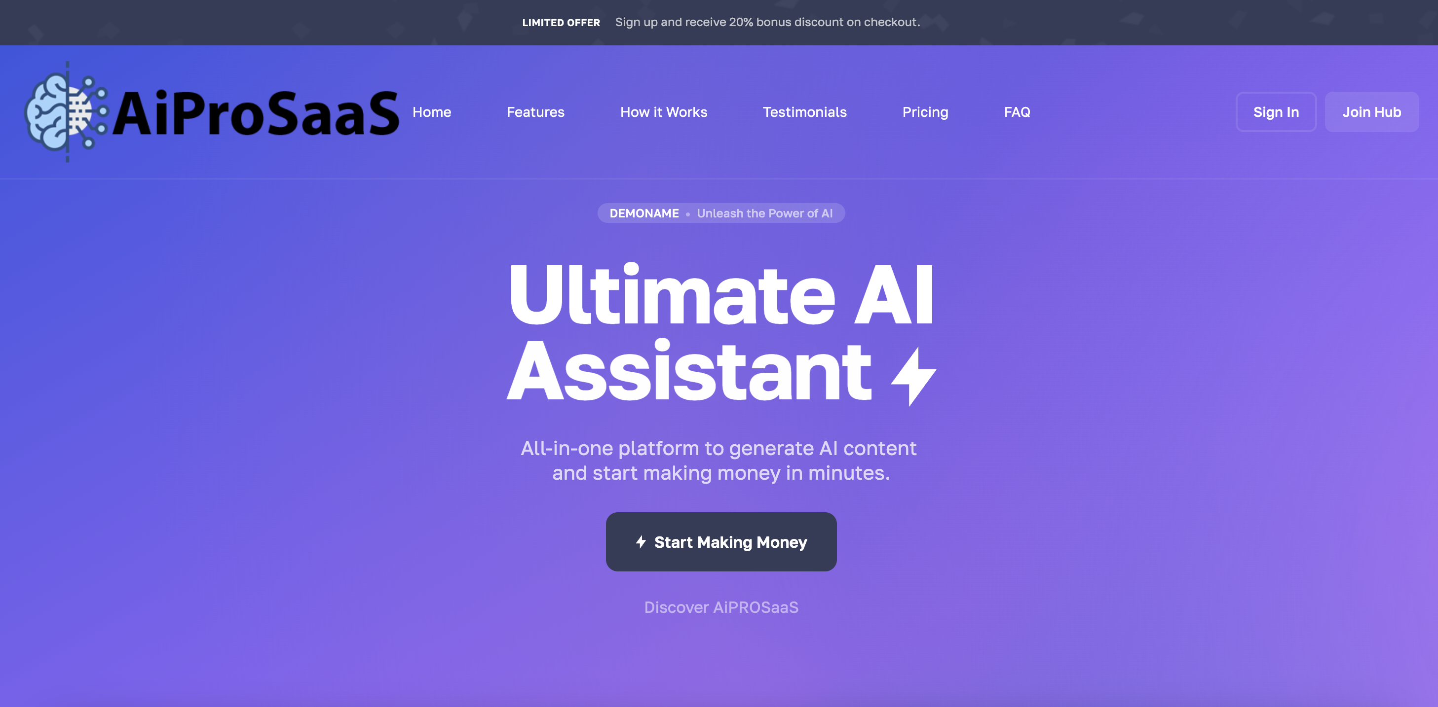 Turnkey AI SaaS Platform - BizMart.net
